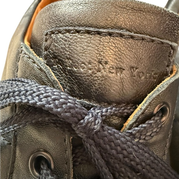 To Boot New York Men’s 11.5 Derrick Navy Leather Sneakers – Made in Italy - Picture 4 of 10